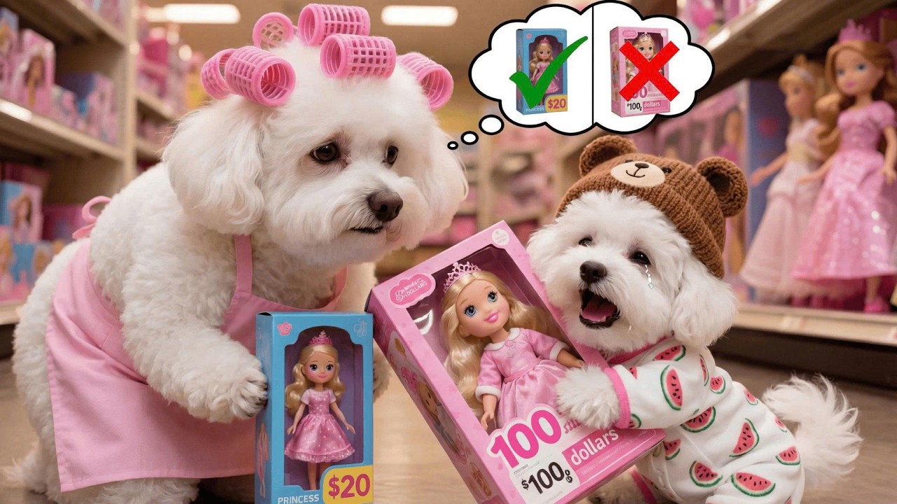 Pupper Throws a Tantrum for an Expensive Toy Then Feels Sorry Seeing Mama Dog Work Hard 🐶🧸