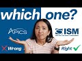 ASCM/APICS vs ISM Certification Which is Best | Supply Chain Certification CSCP/CLTD/CPIM/CPSM/CPSD