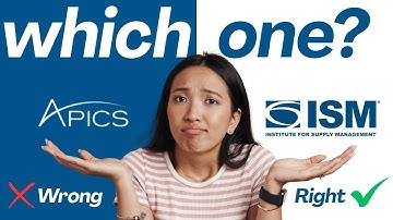 ASCM/APICS vs ISM Certification Which is Best | Supply Chain Certification CSCP/CLTD/CPIM/CPSM/CPSD