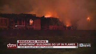 4 apartment buildings under construction catch fire