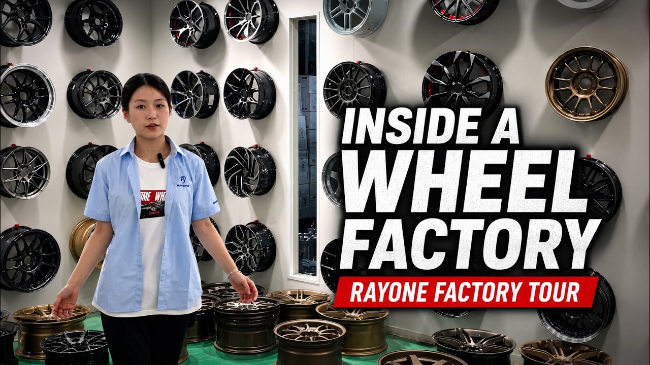 How Custom Alloy Wheels Are Made inside the RAYONE factory