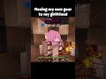 flexing my new gear to my girlfriend in minecraft