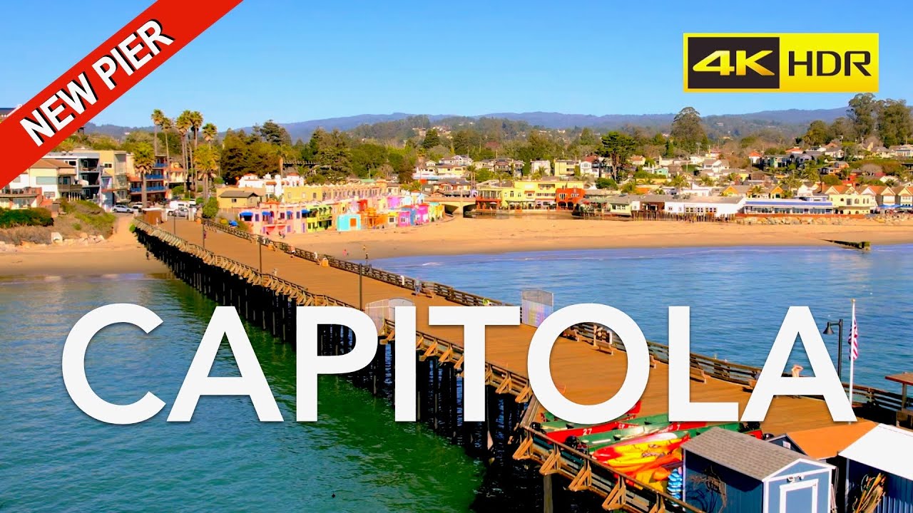 Capitola Village Surf - Морепродукты - Достопримечательности - Звуки - Прогулка и тур с дроном