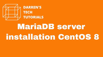 MariaDB server installation CentOS 8