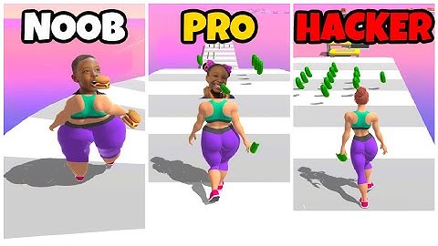 NOOB VS PRO VS HACKER IN FAT 2 FIT