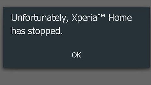 Unfortunately xperia home has stopped | xperia home keeps stopping problem solved Sony Xperia phone