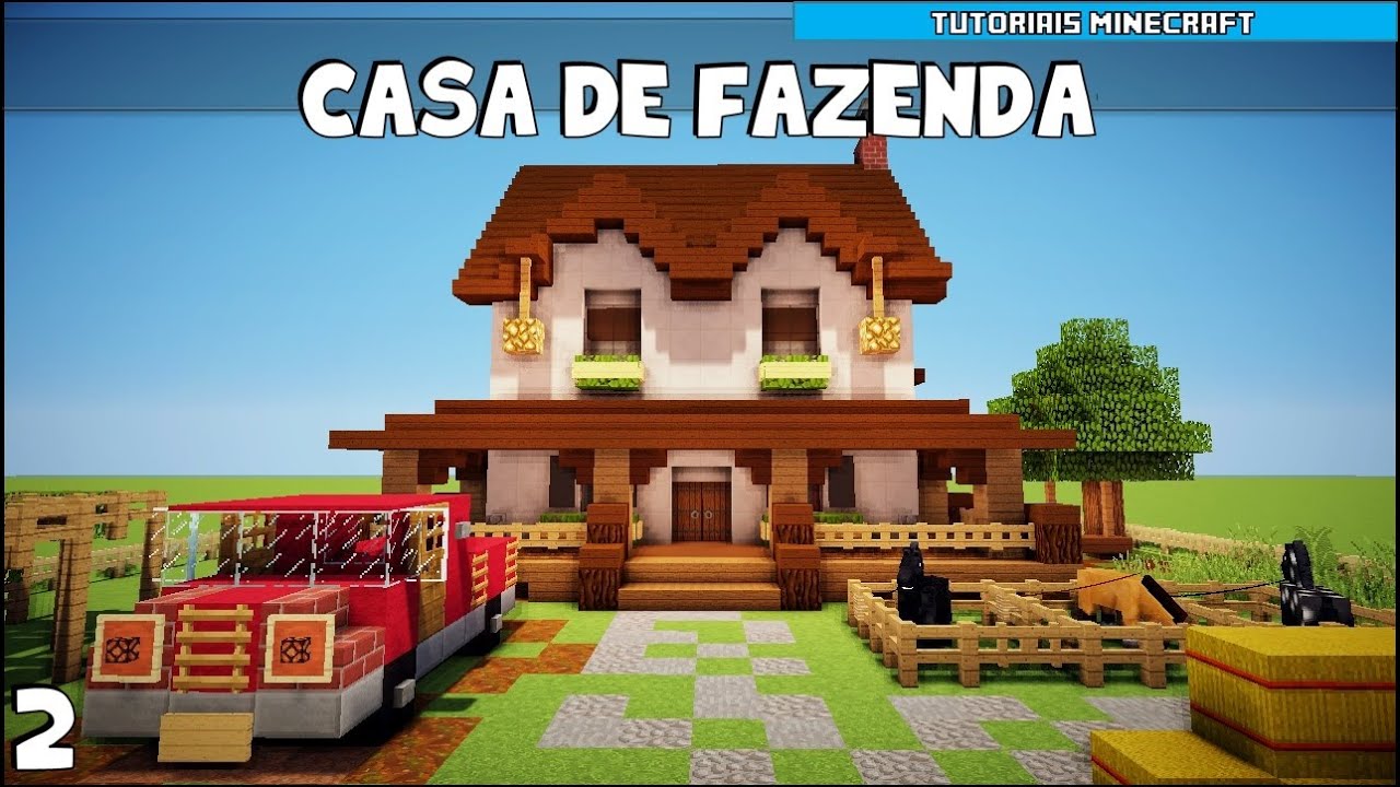 Tutoriais Minecraft: Como Construir uma Casa Rustica 