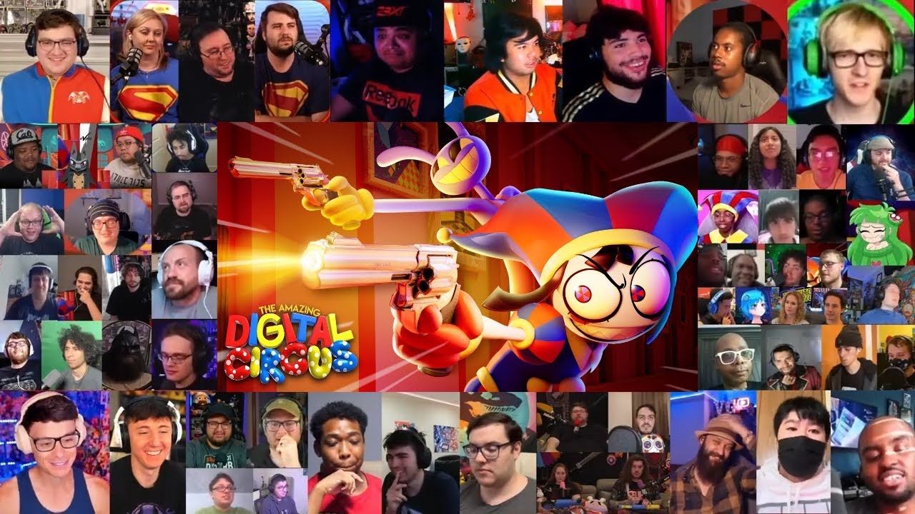 (MEGA Version) THE AMAZING DIGITAL CIRCUS - Ep 6: They All Get Guns Reaction Mashup