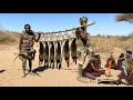 Hadzabe Tribe Made It Again With A Lot Of Monkeys| hunters documentary