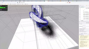 Realtime raytraced shadows with Three.js [experement][BVH visible]