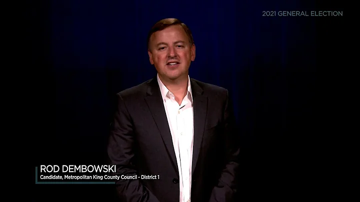 Rod Dembowski, candidate for Metropolitan King County Council, District 1 - Video Voters' Guide 2021