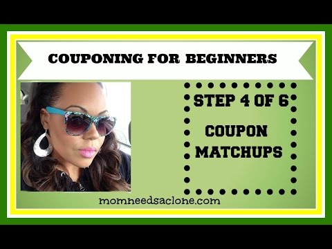 COUPONING FOR BEGINNERS: COUPON MATCHUP SITES (STEP 4)