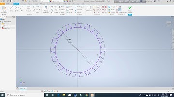 Autodesk Inventor 2D and 3D Gear basic works knowledge 2020 Tutorial