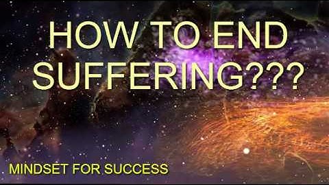 Tony Robbins motivation - How To End Suffering (Advice to overcome depressions)