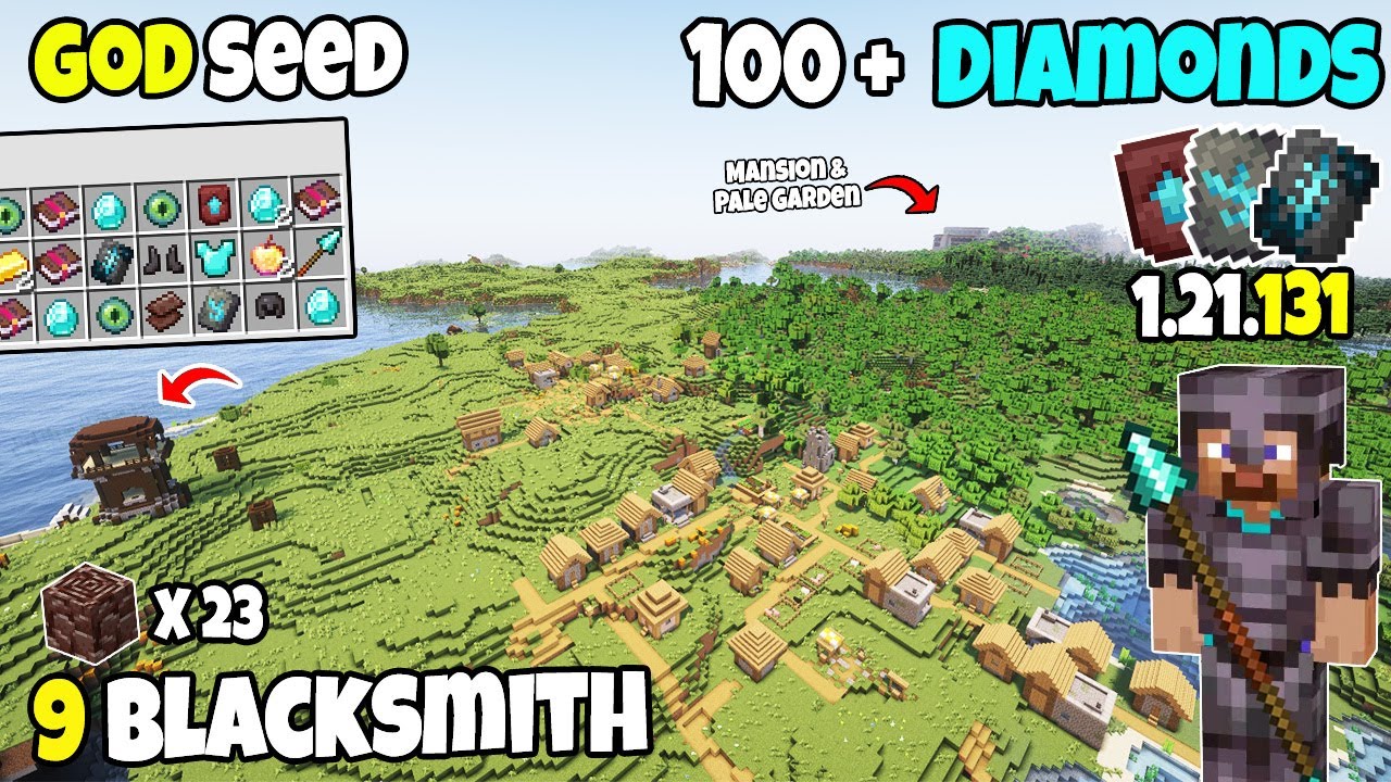 🔥Ultimate (God Seed) For Minecraft 1.21 Bedrock & PE | Five Blacksmith ...