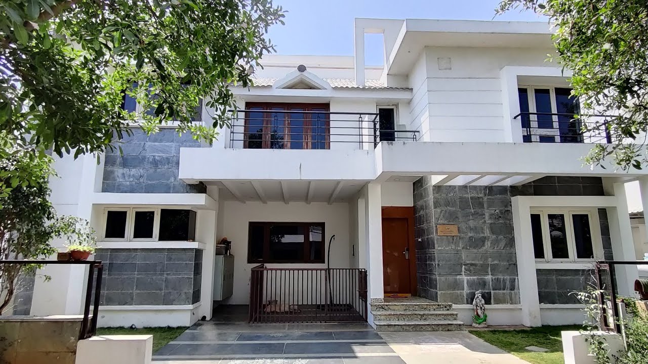 Duplex villa for sale in Gated community Hyderabad Gachibowli 410 sq