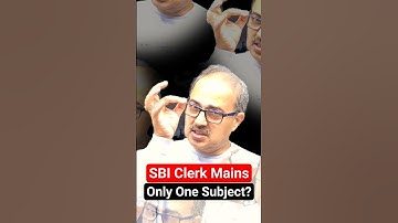 SBI Clerk Mains 2025 | NO Maths & Reasoning | Only GA | Amar Sir Ultimate Strategy #shorts #sbiclerk