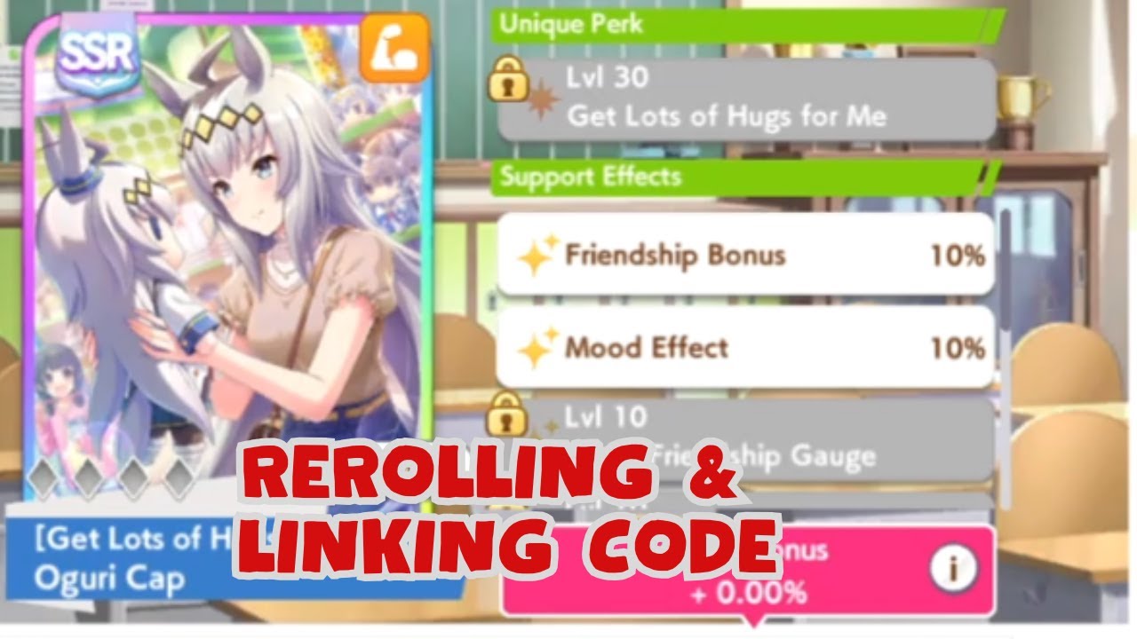 [UMA MUSUME] REROLLING & LINKING CODE - YouTube