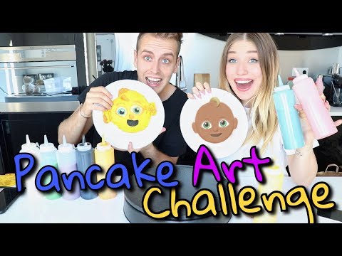 Pancake Art Challenge | Bibi