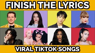 Finish The Lyrics...! 🎵 Most POPULAR TikTok Songs