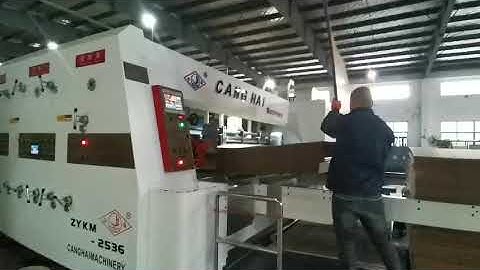 Auto feeder printer slotter die cutter max feed 2500mm*3600mm