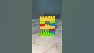 Satisfying Diy Building Blocks Number | Building Blocks ASMR#asmr #asmrsounds #shorts #shortvideo