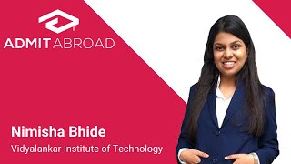 AdmitAbroad Student Testimonial - Nimisha Bhide