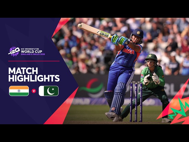 India v Pakistan | Match Highlights | Women's #T20WorldCup 2026