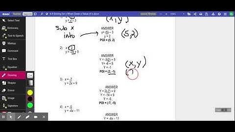 4.4 Solving for y When Given a Value of x.docx