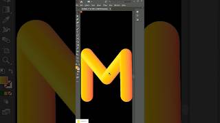 How to blend gradient letter tutorial #youtubeshorts #tutorial #youtube #illustrator #explore #adobe