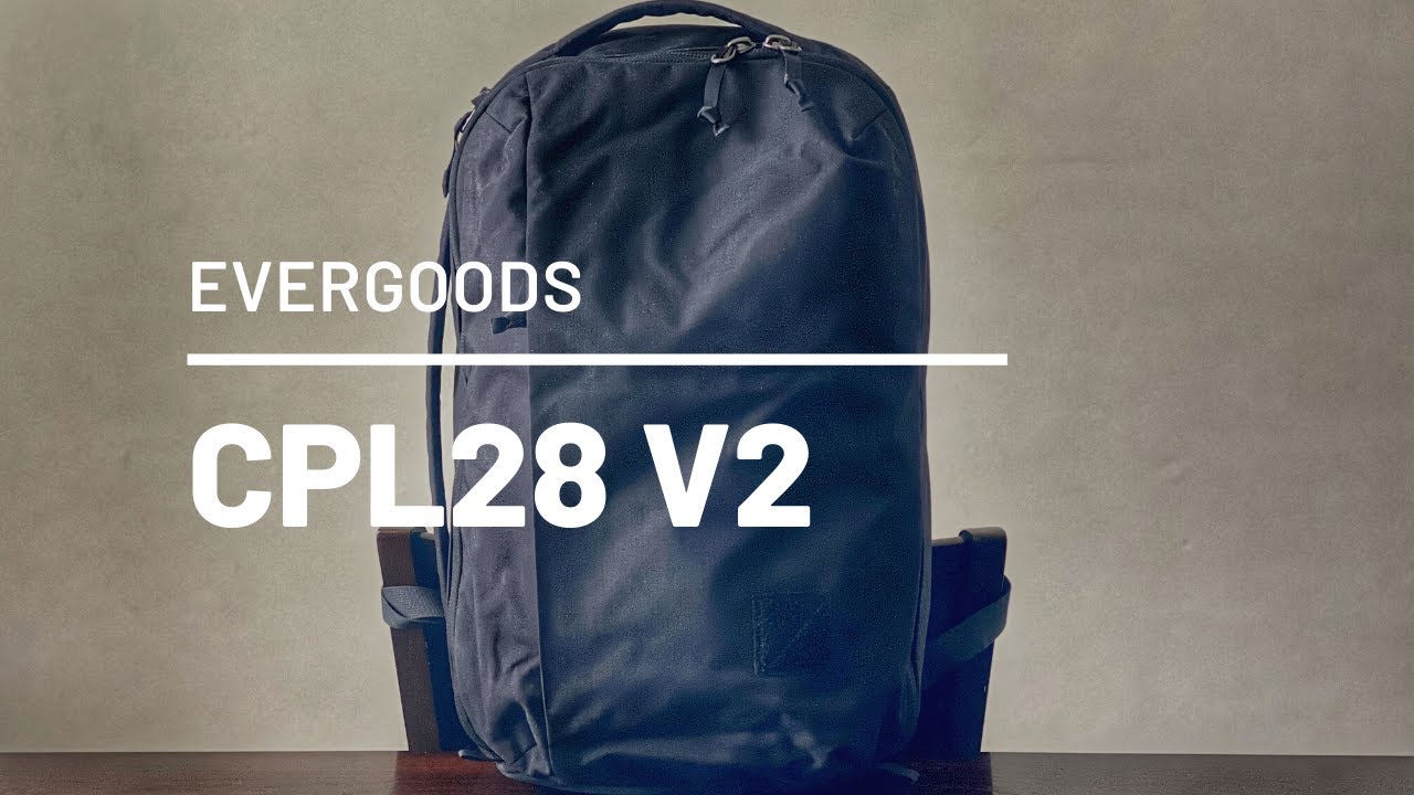 Best Minimal EDC (Everyday Carry) Bag? Evergoods CPL24 V2 & CHZ26 