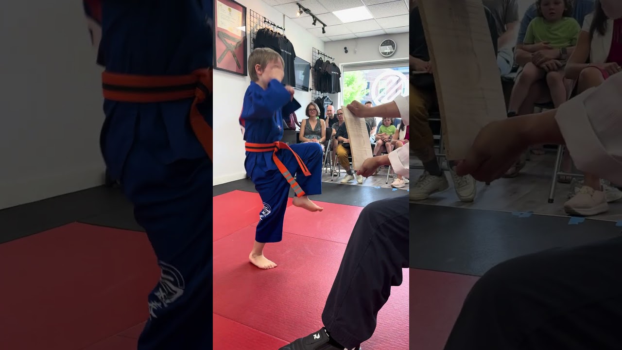 The confidence boost after a board break is the best sight to see!