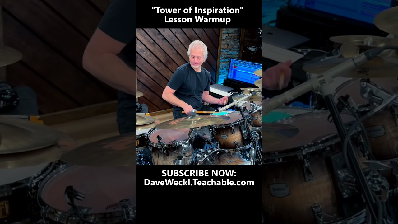 Dave Weckl Warmup for "Tower of Inspiration" Lesson  