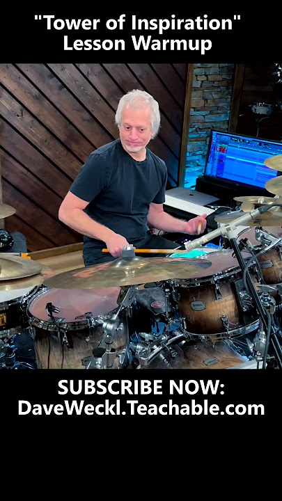 Dave Weckl Warmup for 'Tower of Inspiration' Lesson  #drumlesson  #daveweckl #davewecklonlineschool