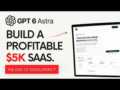 I Told GPT-6 Astra to Build a Profitable SaaS in 1 Hour… Here’s What Happened