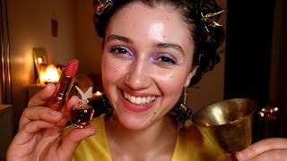 ASMR Renaissance Maiden Pampers You at the Ball 🎊 (personal attention, makeup, layered sounds)