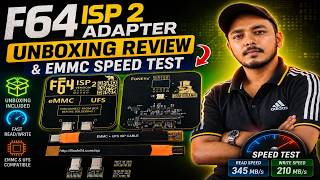F64 ISP 2 Version Unboxing &amp; Review | EMMC Speed Test | EMMC Speed Test &amp; Features Explained
