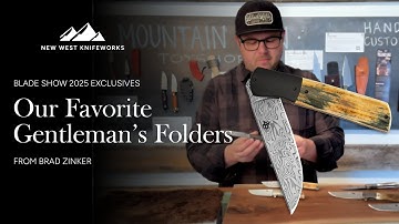 Brad Zinker Knives from Blade Show 2025 — The Ultimate Gentleman’s Folder Collection