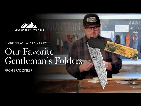 Brad Zinker Knives from Blade Show 2025 — The Ultimate Gentleman’s Folder Collection