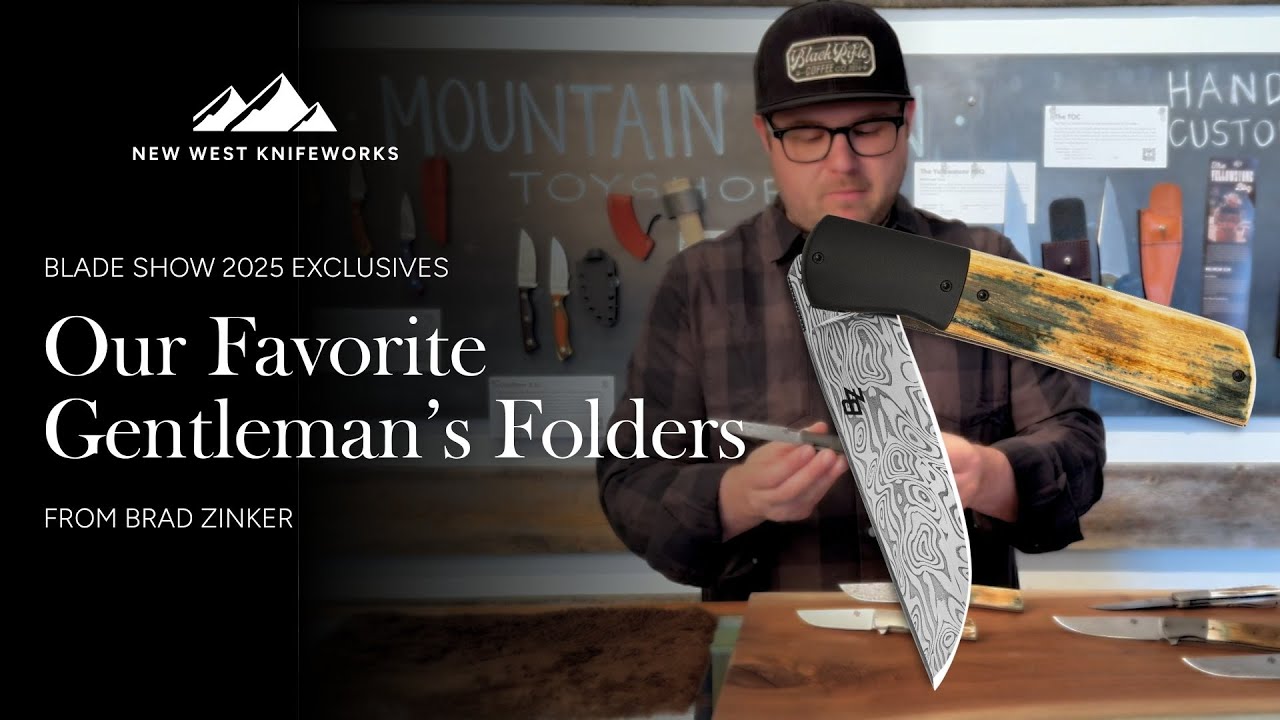 Brad Zinker Knives from Blade Show 2025 — The Ultimate Gentleman’s Folder Collection