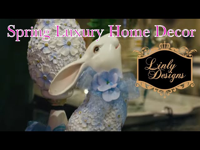 Spring Luxury Home Decor and Floral Arrangements