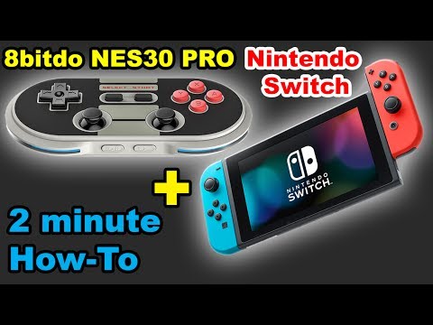 8bitdo NES30 Pro FC30 Pro Nintendo Switch Pair 