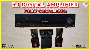 5.1 Digital Amplifier Full Package | Fully Customized | Bassoon Prologic ii | KMS Boards 🔥