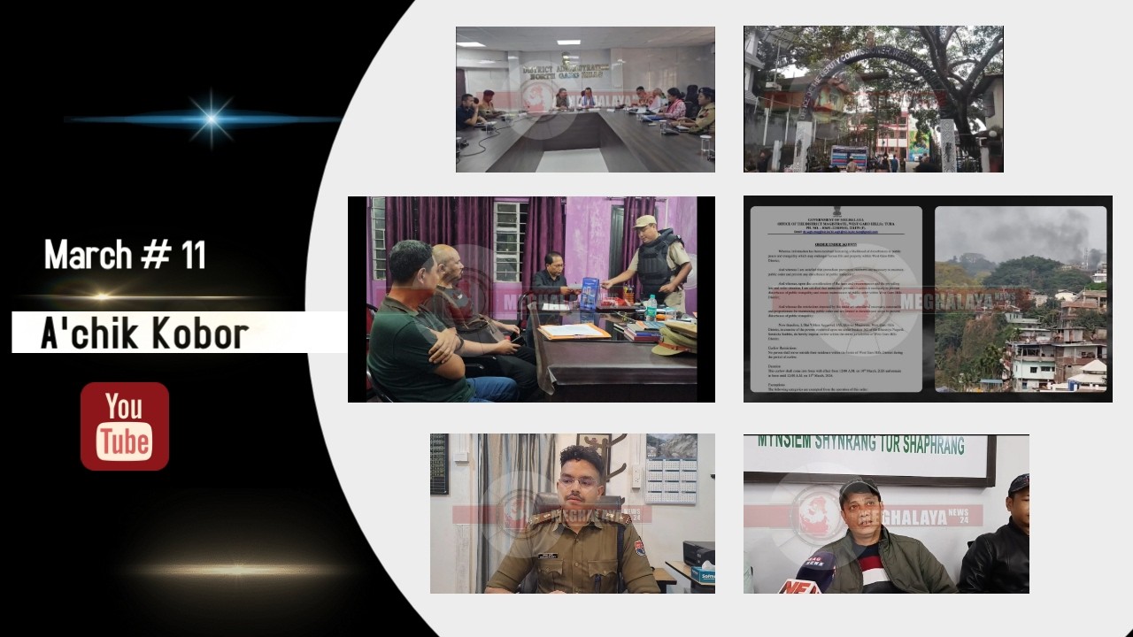 Meghalaya Round up Garo news | 11 March  2026.