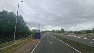 [Midland Bluebird] X36 Glasgow - Stirling, via Cumbernauld (Route Visual) 8942 SN66WGG
