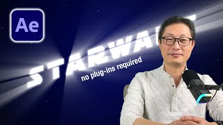 Light Rays Effect Text Animation with After Effects
