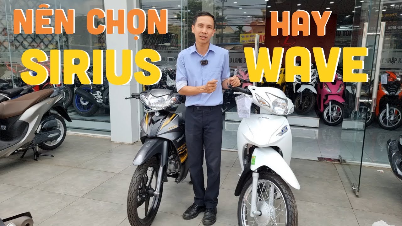 KHEN CHÊ RÕ RÀNG WAVE ALPHA 2023 VÀ SIRIUS XĂNG CƠ I Mua xe LH 0983 421 039