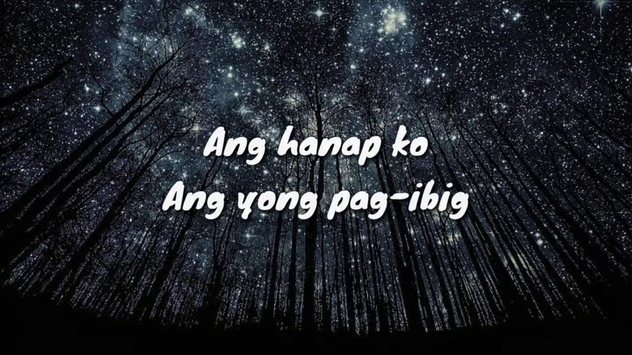 Ang hanap ko Lyrics Michelle Ayalde