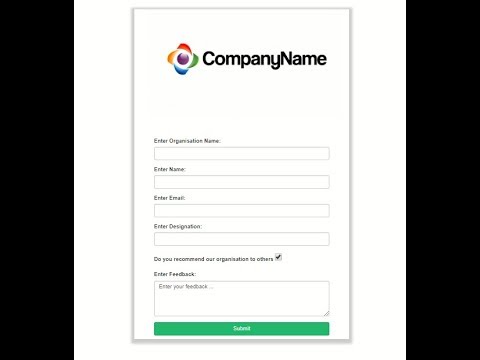 HTML PHP Support survey / feedback form part   1 - source code || by Techies Time