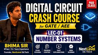 Digital Circuit Crash Course for GATE/AEE ( paid Class) Lec-01 Number systems #gate27 #apgenco